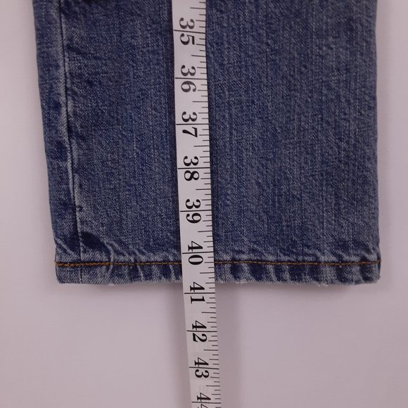 Western Denim Bank Jeans Embroidered 100% Cotton Size 27 - Picture 9 of 10